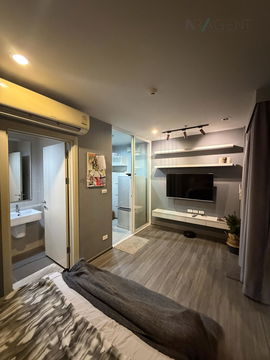 For Rent Condo THE BASE RAMA 9 - RAMKHAMHAENG Building 1, Floor 22,Studio, Room size 26 sqm