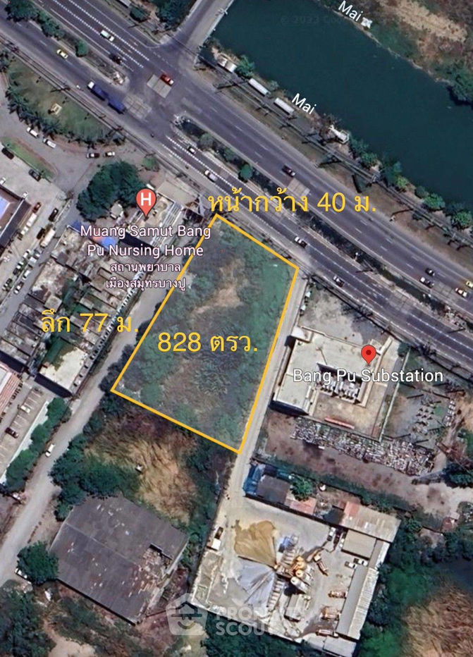 รูป ที่ดินสำหรับปล่อยขาย 3,312 ตารางเมตร แถว ใน บางปูใหม่ (ID 1292816) - รูปที่ 3/5