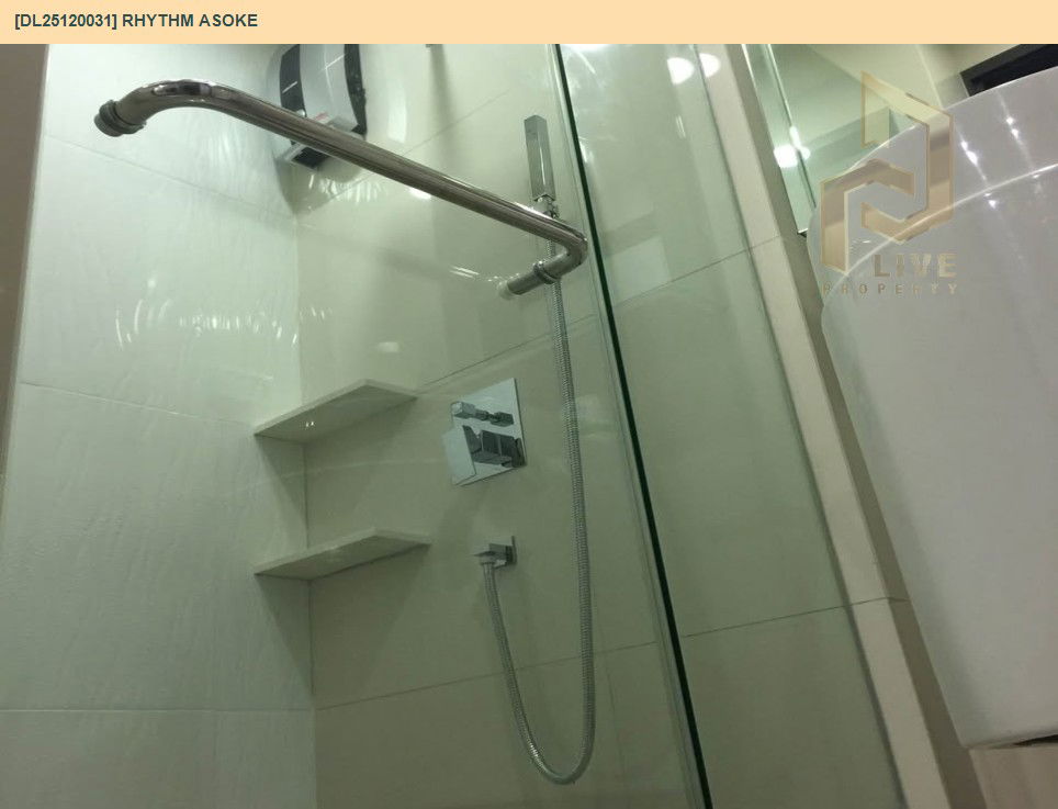 รูป DL25120031 ให้เช่าคอนโด ริทึ่ม อโศก (Rhythm Asoke) ใกล้ MRT พระราม 9 พร้อมเข้าอยู่ โทรด่วน 0800343450 LineID @655ebbvc - รูปที่ 8/9