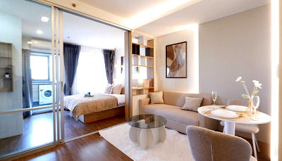 Condos for sale HomePro Rama 3 : Call : 063-963-0333 Condo U Delight Residence Riverfront Rama 3 Size 34.12 sq.m 1Bed River View, Fully furnished