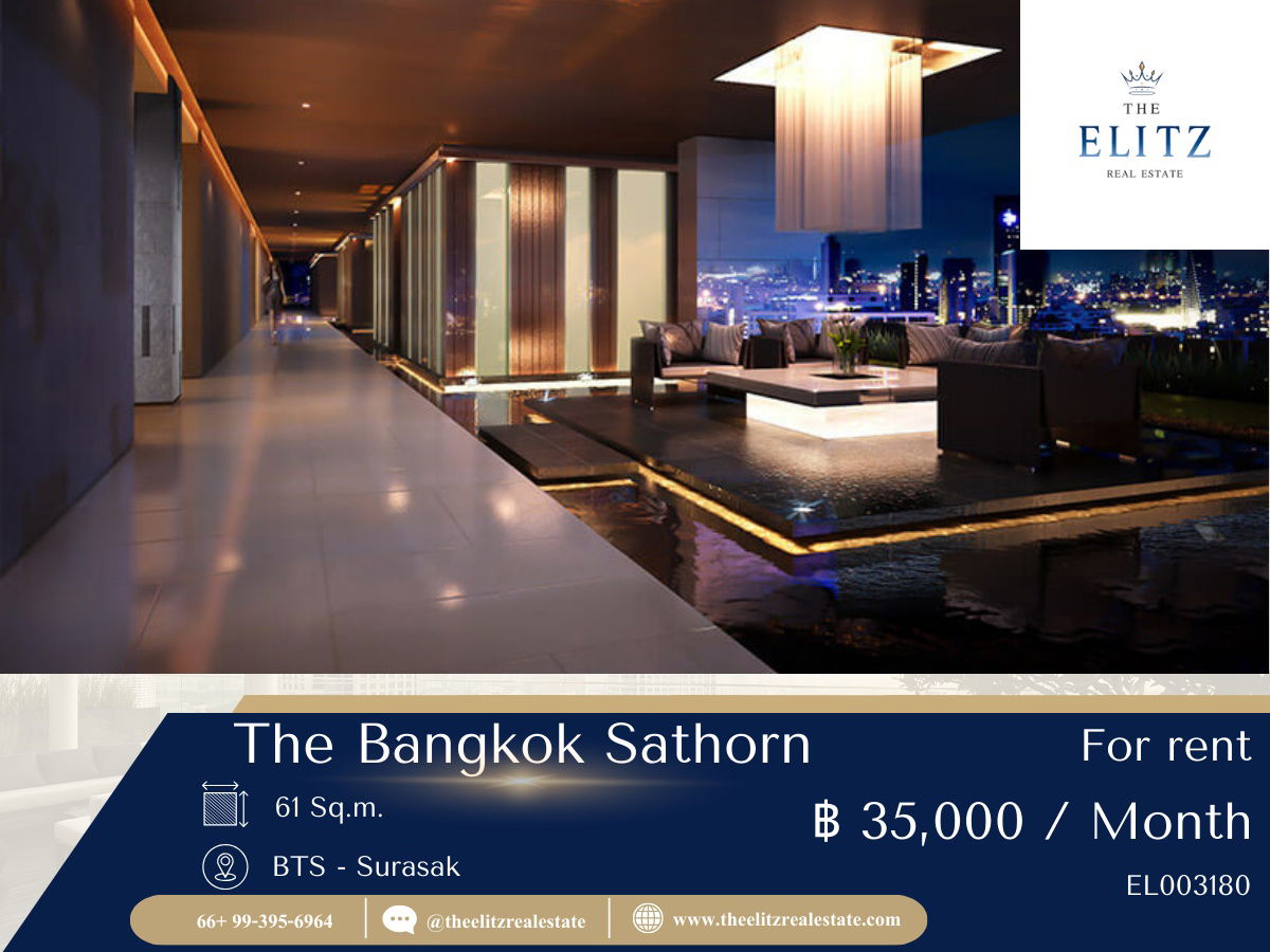 รูป ✨ The Bangkok Sathorn นิยามใหม่ของความสง่างามและความเป็นส่วนตัว บนทำเลทองใจกลาง CBD 🎉 - รูปที่ 1/12