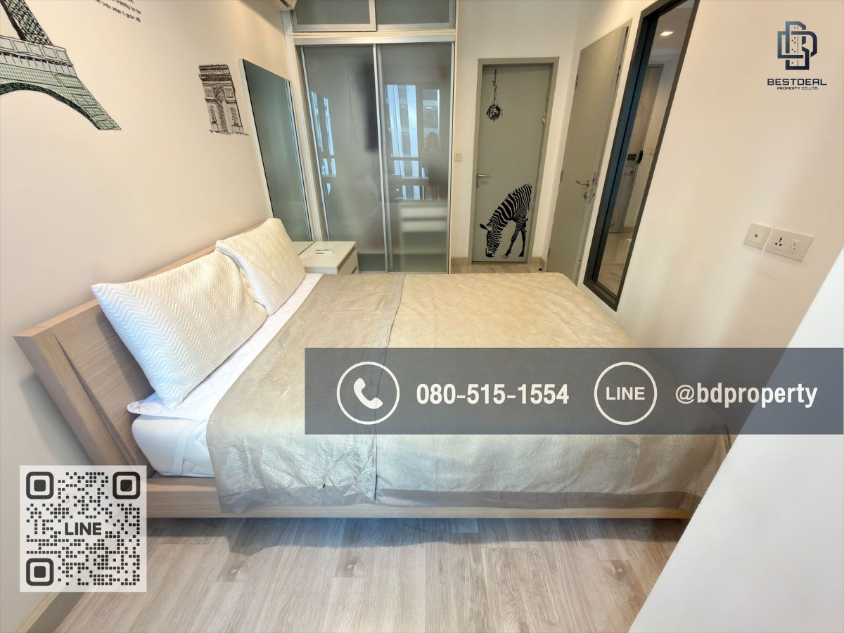 picture  BESTDEAL FOR RENT  1 Bedroom  31 sqm. Special Price 15k/Month “IDEO MOBI RAMA 9” Near Phraram Kao 9 MRT Station 80 meters. - 8/15