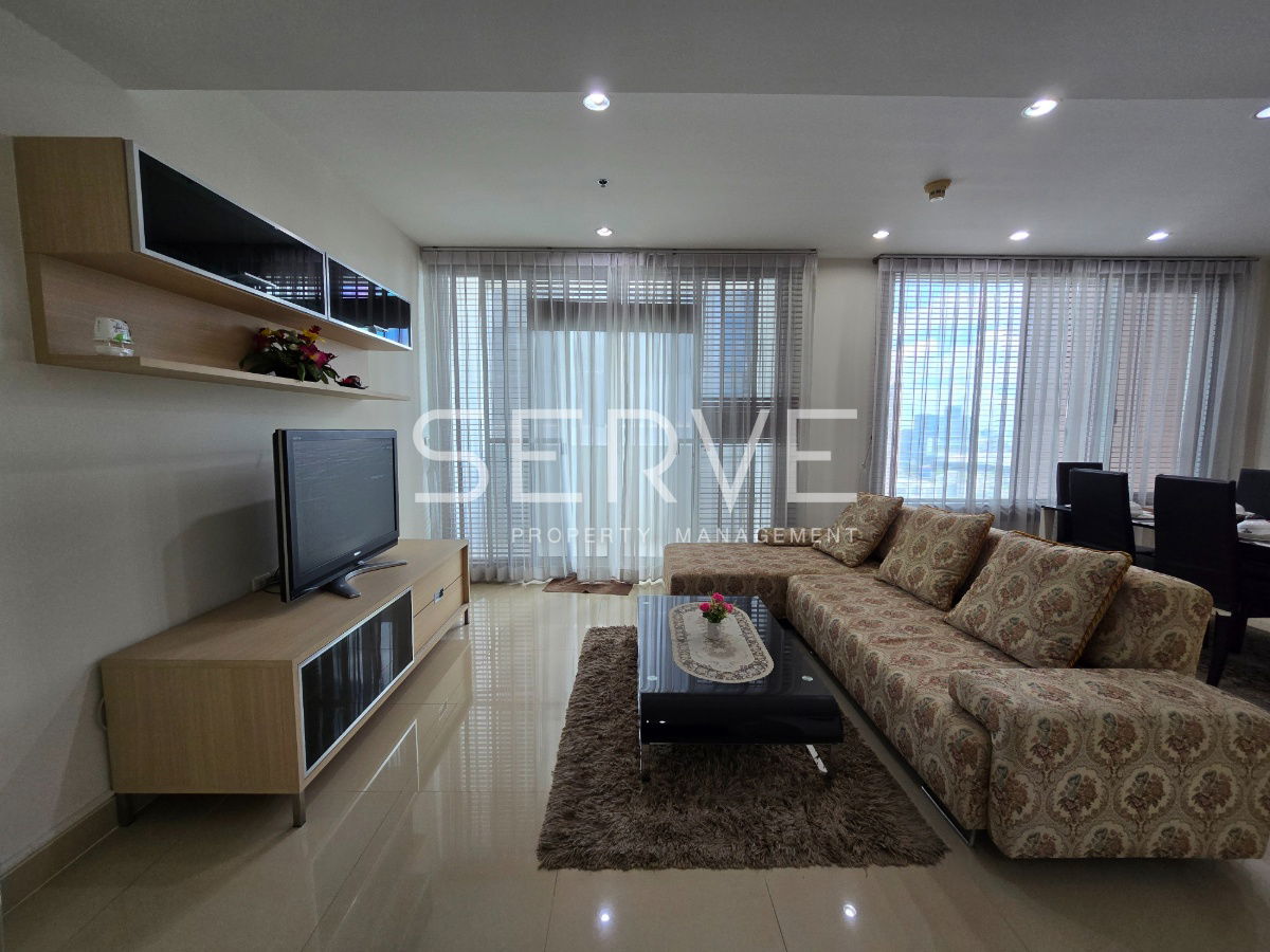 picture 🔥75K🔥- 2 Beds 2 Baths with Bathtub 100.87 sq.m. High Fl. 20+ Good Location BTS Phrom Phong 50 m. at Siri Residence Condo / For Rent - 1/11