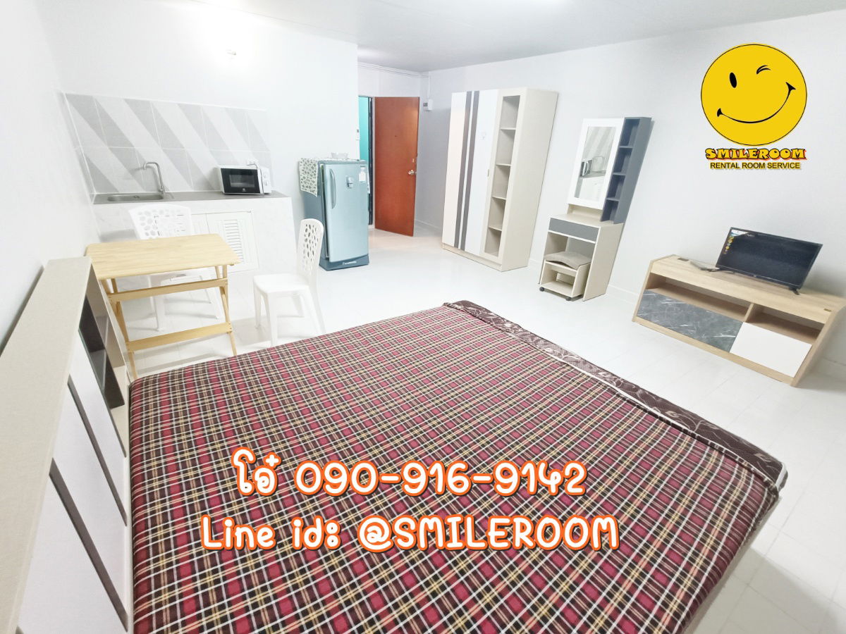 รูป ห้องแอร์ทำใหม่ เริ่ม 3500฿ พร้อมอยู่ เมืองทองธานี T4 ใกล้รร.เซนฟรัง - รูปที่ 3/8