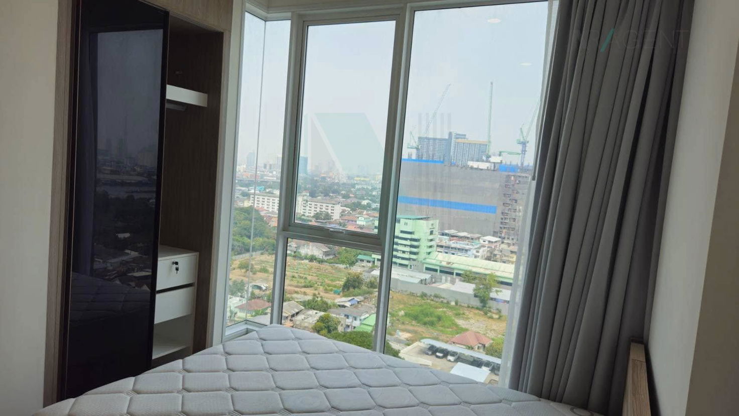 รูป ให้เช่าคอนโด เดอ ลาพีส จรัญ 81 อาคาร 1 ชั้น 15 1 BED PLUS ขนาด 34 ตรม ใกล้ Tesco Lotus จรัญสนิทวงศ์ 15 - รูปที่ 4/8