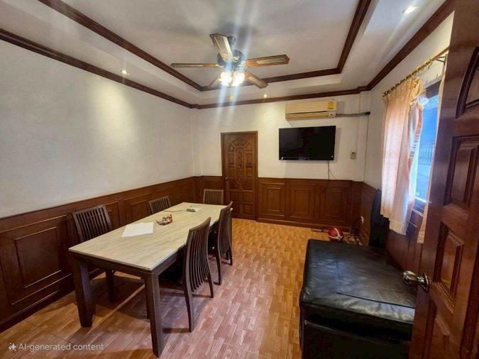 4-bed house for rent, 74 sq wah, Huai Khwang