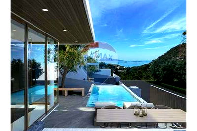 บ้านเดี่ยว สุราษฎร์ธานี : [920121030-221] 4 Bedrooms Luxury Seaview Villa in Chaweng