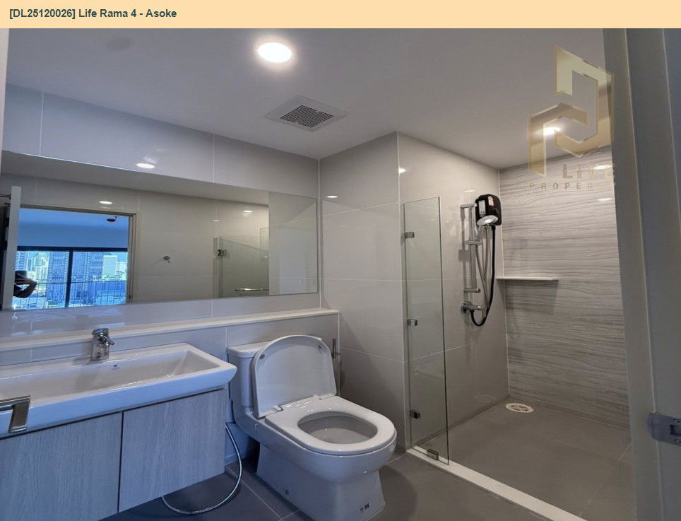 picture DL25120026 Condo for rent, Life Rama 4 - Asoke near MRT ศูนย์การประชุมแห่งชาติสิริกิติ์, ready to move in, call urgently 0638692663 LineID @534wlwof - 8/9