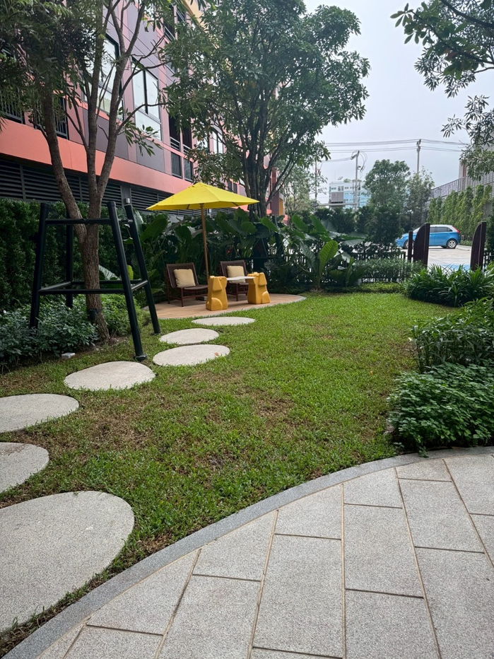 picture Condo for rent, The Muve Sukhumvit 107, 3rd floor, built-in, luxurious throughout the room, very beautiful, pets allowed, rental price 13,000 baht. - 22/36