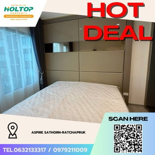รูปภาพ #Z3422💥 011268🔥 Condo for rent: ASPIRE SATHORN-RATCHAPRUK
