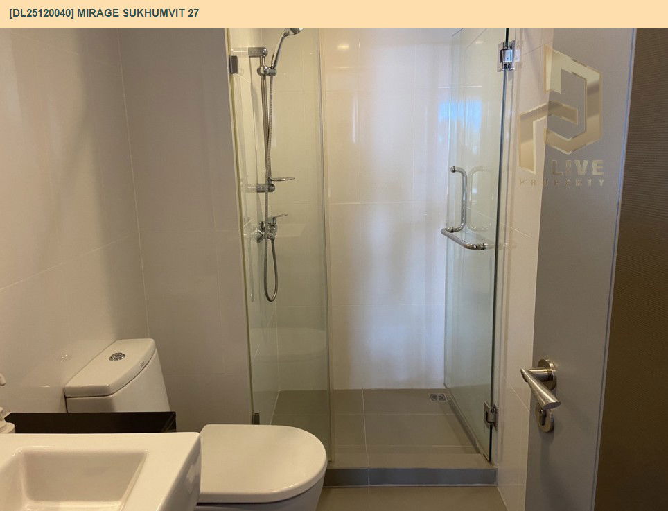 รูป DL25120040 ให้เช่าคอนโด มิราจ สุขุมวิท 27 (Mirage Sukhumvit 27) ใกล้ MRT สุขุมวิท พร้อมเข้าอยู่ โทรด่วน 0800343450 LineID @655ebbvc - รูปที่ 8/13