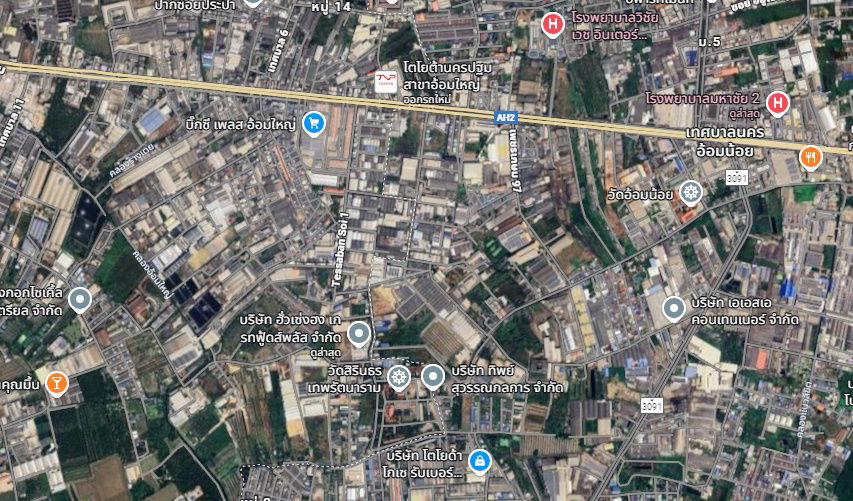 รูป ขายที่ดินพร้อมสิ่งปลูกสร้าง – ซอยเพชรเกษม 99 โซนสีม่วง - รูปที่ 1/4