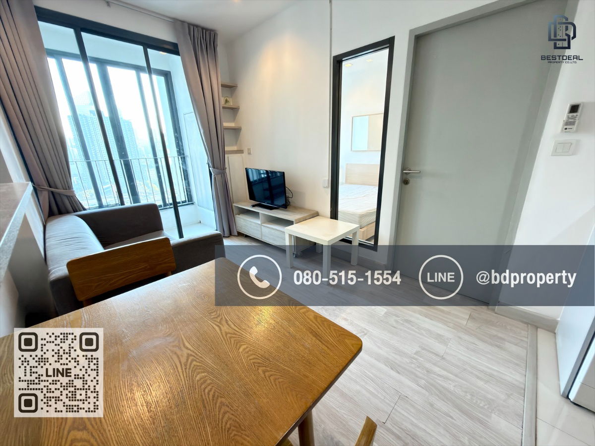 picture BESTDEAL FOR RENT 1 Bedroom 31 sqm. Special Price 15k/Month “IDEO MOBI RAMA 9” Near Phraram Kao 9 MRT Station 80 meters. - 4/14