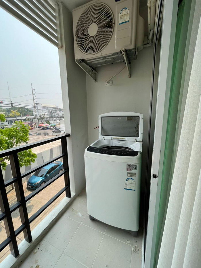 รูป 🏢 #ปล่อยเช่าพิงค์คอนโด พร้อมเฟอร์ฯ — ทำเลช้างคลาน กลางเมืองเชียงใหม่ - รูปที่ 7/9