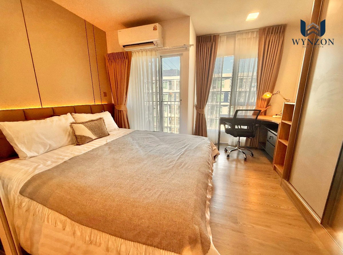 รูป Kave Town Island ข้างม.กรุงเทพ วิวสระ บิ้วอินสวย - รูปที่ 1/15