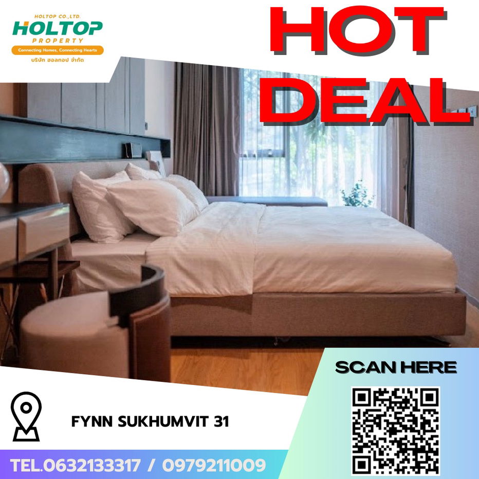 รูป #R7937  🎉 011268 ให้เช่าคอนโด Fynn Sukhumvit 31 - รูปที่ 1/17