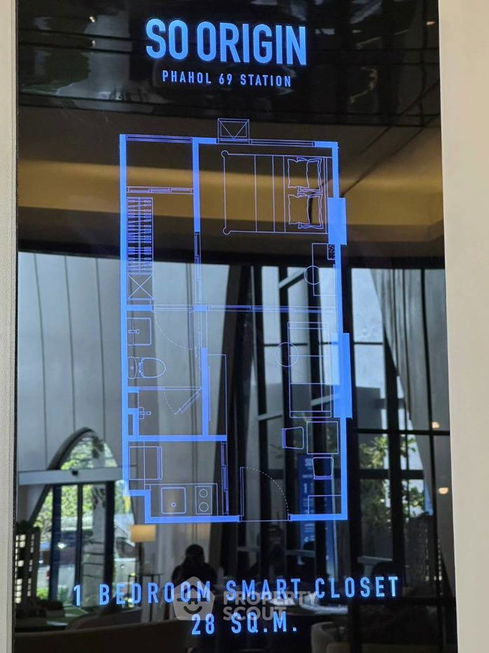 รูป คอนโด 1-ห้องนอน ที่ โซ ออริจิ้น พหลฯ 69 สเตชั่น ใน อนุสาวรีย์ (ID 1215616) - รูปที่ 12/12