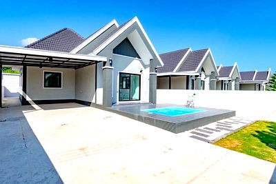 บ้านเดี่ยว ชะอำ เพชรบุรี : บ้าน 2-ห้องนอน ใน สามพระยา (ID 2080954)