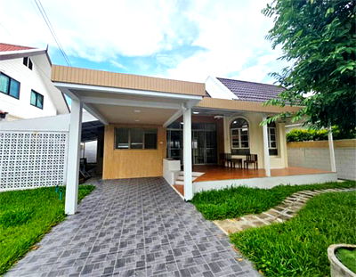 บ้านเดี่ยว เชียงใหม่ : ขายบ้าน รีโนเวทใหม่ชั้นเดียว 5 นอน 2 น้ำ 80 ตรว. ใกล้สี่แยกหนองหอย 400เมตร