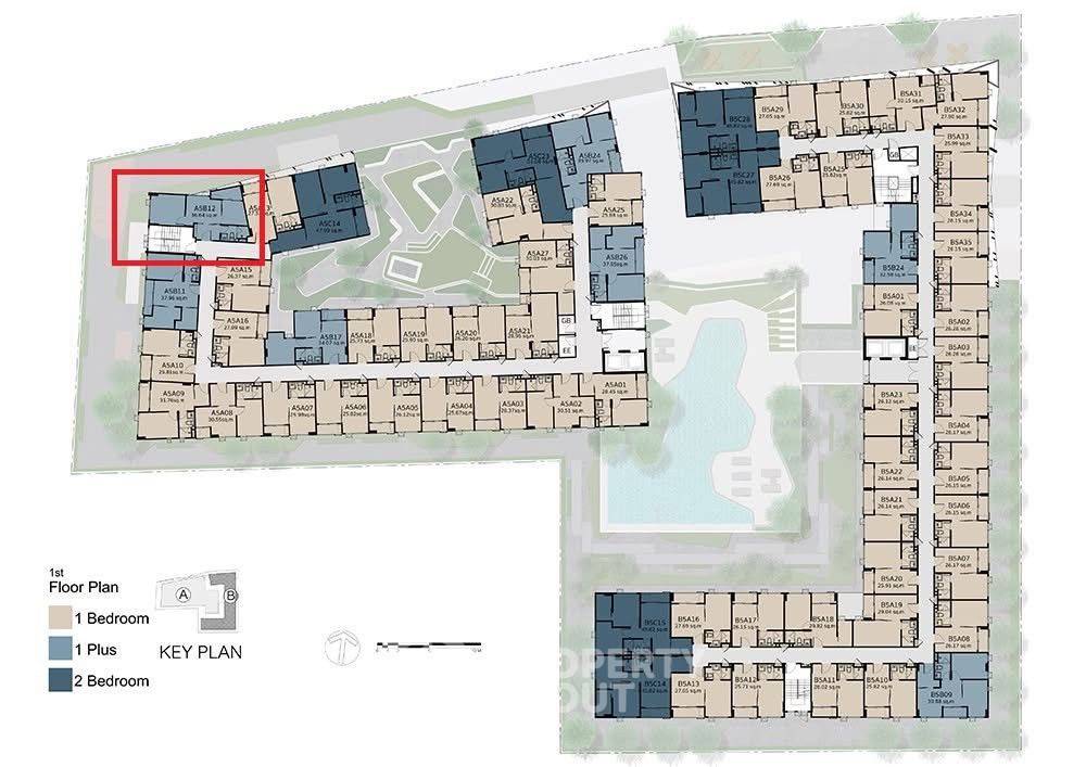 picture 1-BR Condo at Beat Bangwa Interchange near MRT Bang Wa (ID 2119669) - 2/20