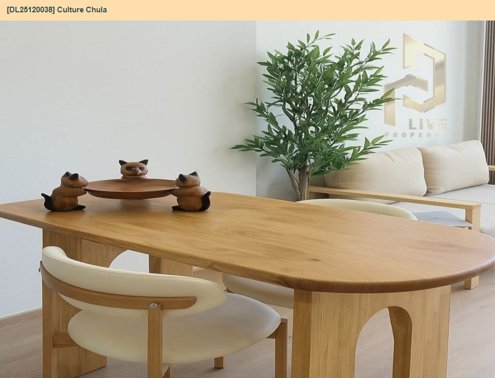 picture DL25120038 Condo for rent, Culture Chula near MRT สามย่าน, ready to move in, call urgently 0638692663 LineID @162cjixi - 3/5