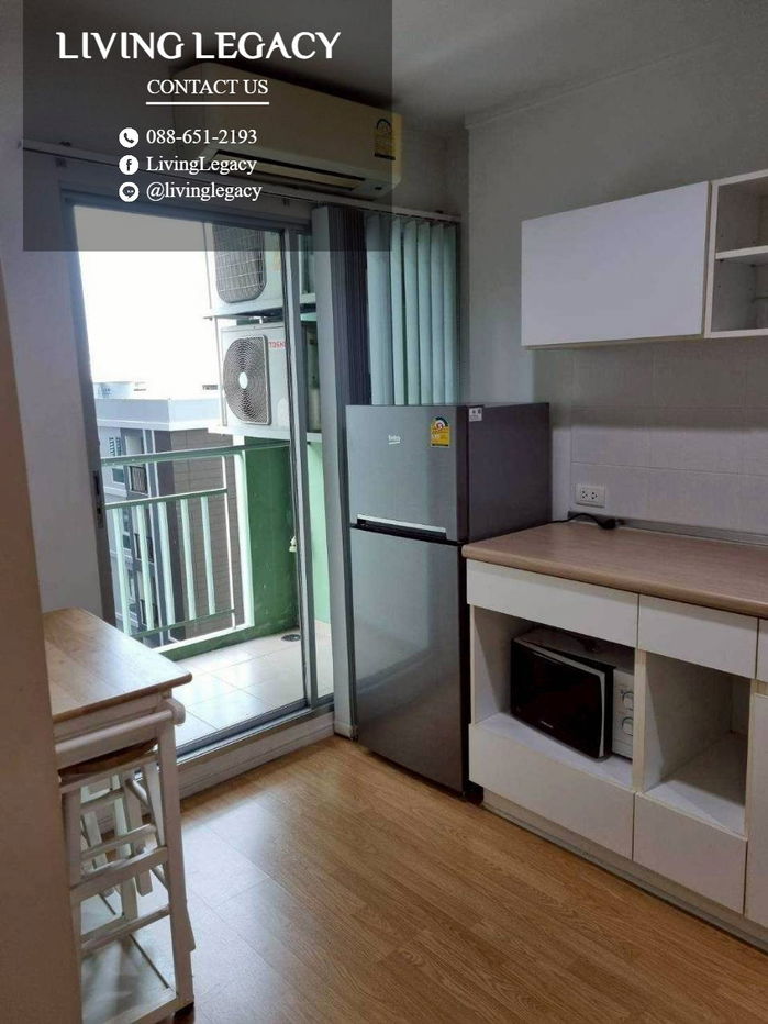 รูป SH6HMA ให้เช่าคอนโด Lumpini Place Srinakarin - Huamark Station 26 ตร.ม. ชั้น 5 ตึก A line id : @livinglegacy - รูปที่ 6/14