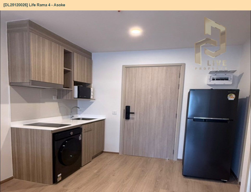 picture DL25120026 Condo for rent, Life Rama 4 - Asoke near MRT ศูนย์การประชุมแห่งชาติสิริกิติ์, ready to move in, call urgently 0638692663 LineID @534wlwof - 5/9