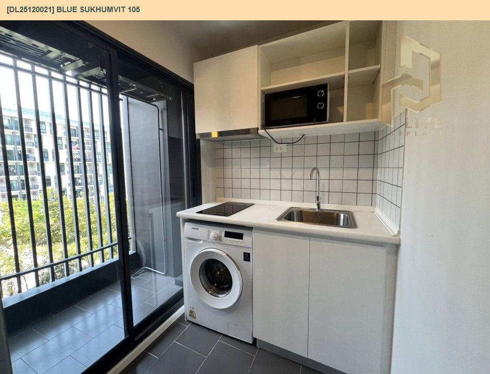 รูป DL25120021 ให้เช่าคอนโด บลู สุขุมวิท 105 (Blue Sukhumvit 105) ใกล้ - พร้อมเข้าอยู่ โทรด่วน 0653619502 LineID @534wlwof - รูปที่ 7/10