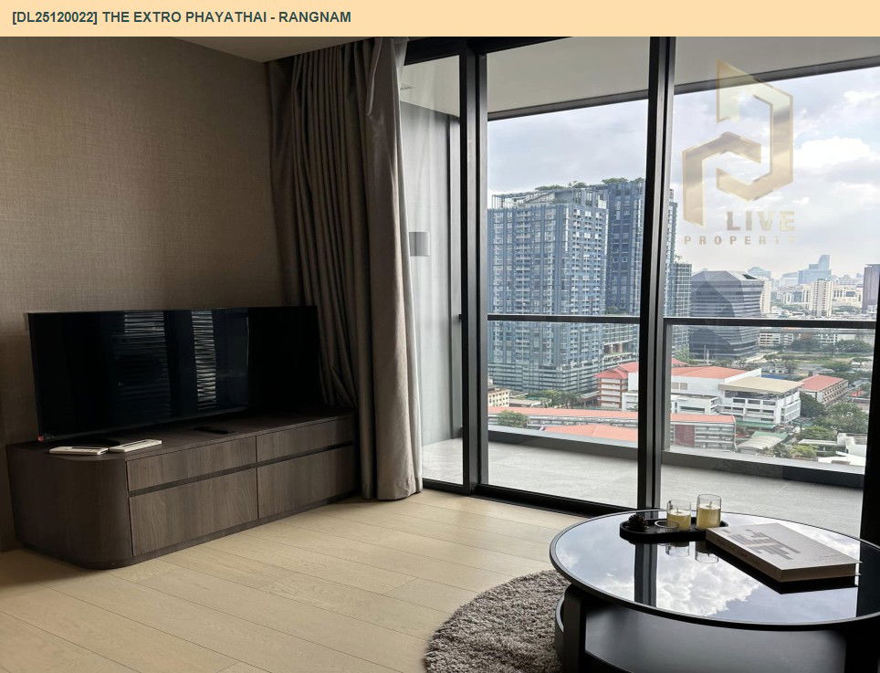 picture DL25120022 Condo for rent, THE EXTRO Phayathai - Rangnam near -, ready to move in, call urgently 0638692663 LineID @655ebbvc - 4/7