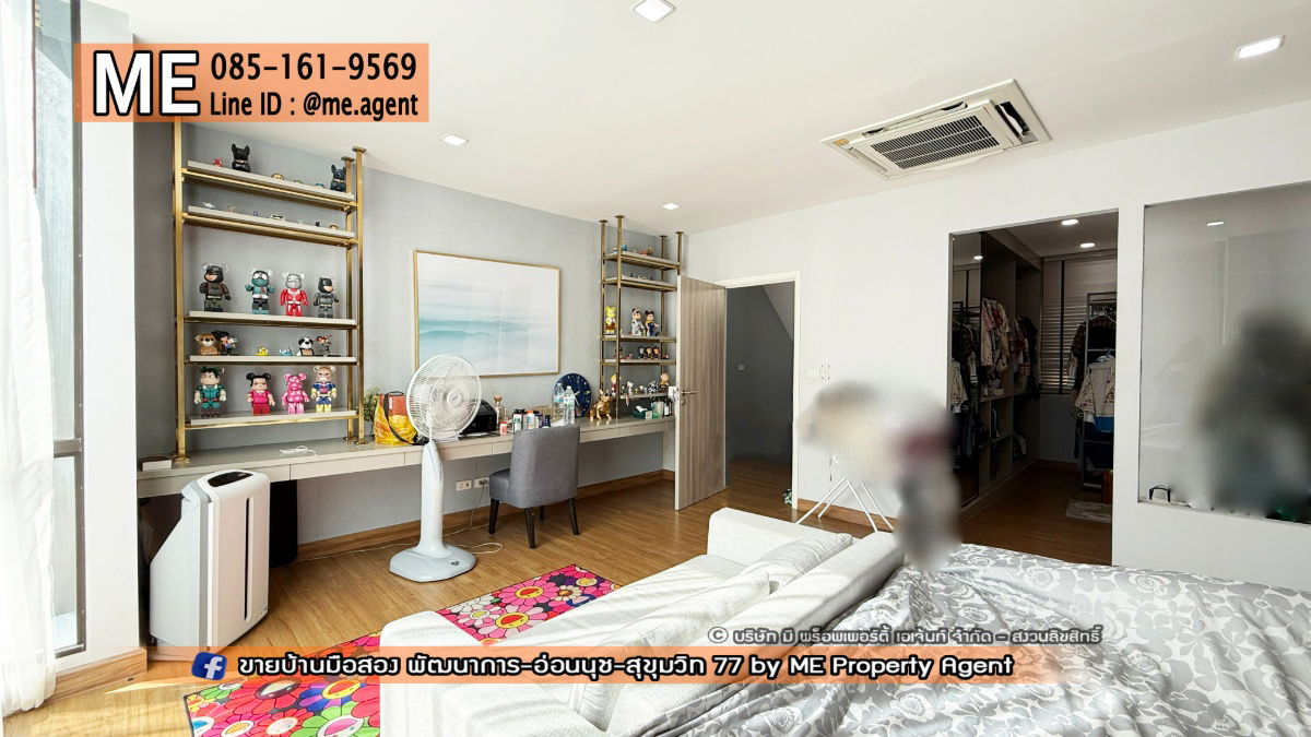 picture For Sale Luxury Townhome Patio Pattanakarn 32, Ready to move in, free built-in and furniture, Close to Ekkamai /Sukhumvit/ Thonglor, (TD16-20) - 13/21