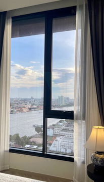 ✅Special price!✅ For Rent Condo CHAPTER CHAROENNAKHORN-RIVERSIDE Building B, Floor 19,2 bed room, Room size 49.00 sqm