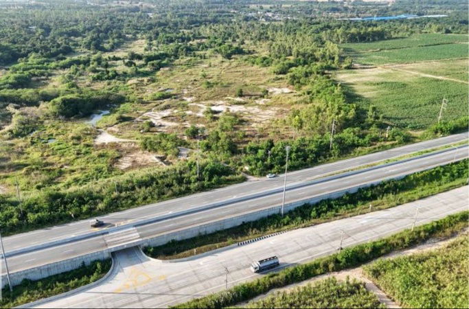 รูป ขายที่ดินบ้านบึง คลองกิ่ว แปลงสวย ติดถนน331 ใกล้นิคมอุตสาหกรรมWha2 - รูปที่ 7/10