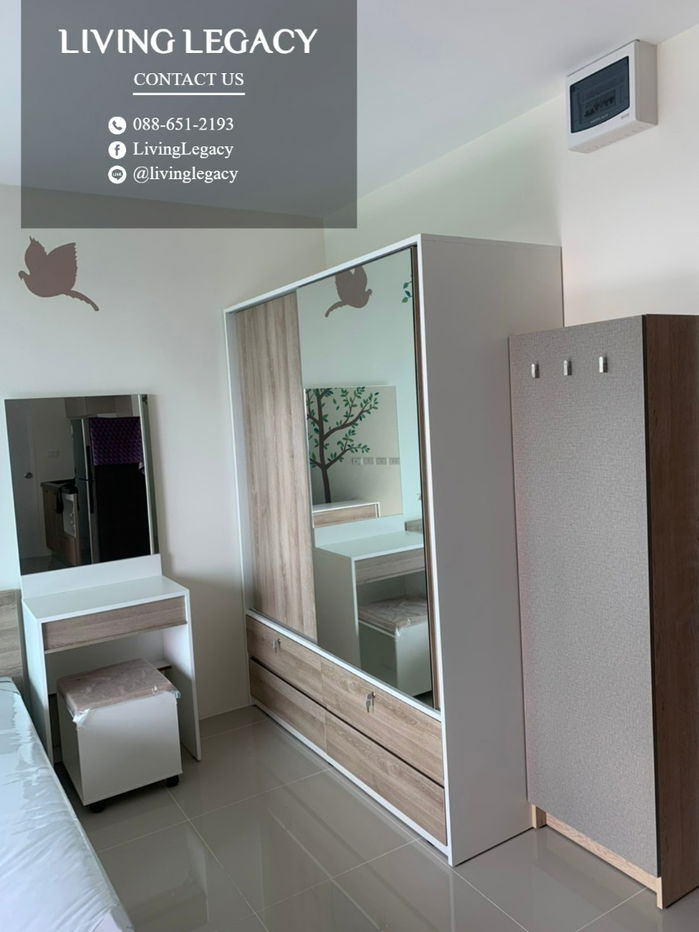 picture SN8ZQ0 Condo For Rent Asakan Place Srinakarindra 30 Sq.M. Floor 15 line id : @livinglegacy - 3/14