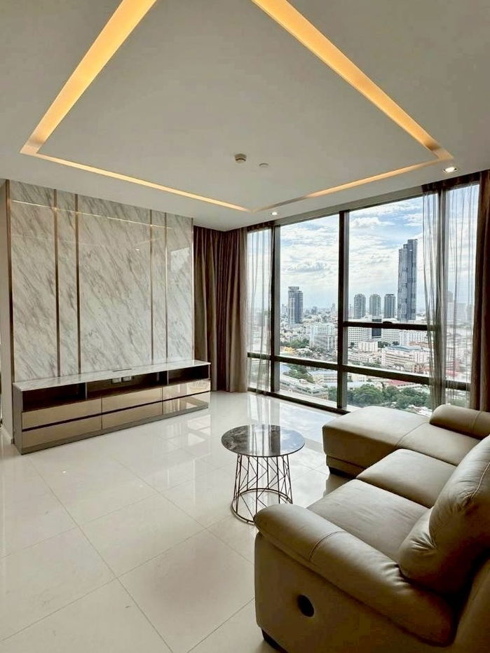picture ( UL2511201 ) ✨Tel/Line 096-2479369✨ , FOR RENT The Bangkok Sathorn 2 bedrooms, 2 bathrooms, high floor, furnished, ready to move in - 3/15
