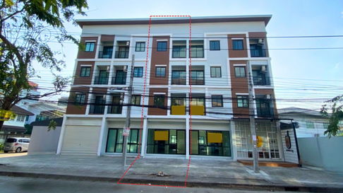 Commercial building for sale, new condition, never used, 4 floors (Mix-Use), Soi Lad Phrao 107, ready for immediate use.