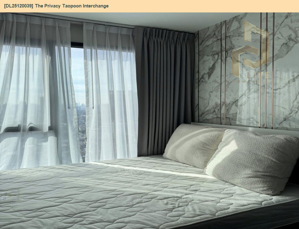 picture DL25120039 Condo for sale, The Privacy Taopoon Interchange near MRT เตาปูน, ready to move in, call urgently 0638692663 LineID @655ebbvc - 6/10
