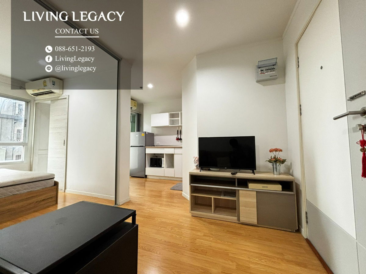 รูป SH6HMA ให้เช่าคอนโด Lumpini Place Srinakarin - Huamark Station 26 ตร.ม. ชั้น 5 ตึก A line id : @livinglegacy - รูปที่ 10/14