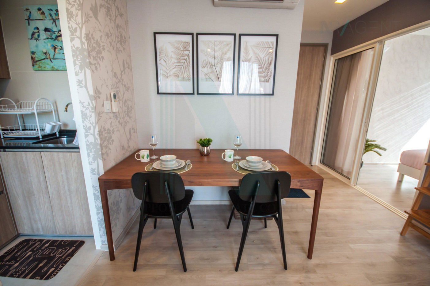 picture For Rent Condo CHAMBERS CHAAN Building A, Floor 7,2 bed room, Room size 40 sqm - 7/8