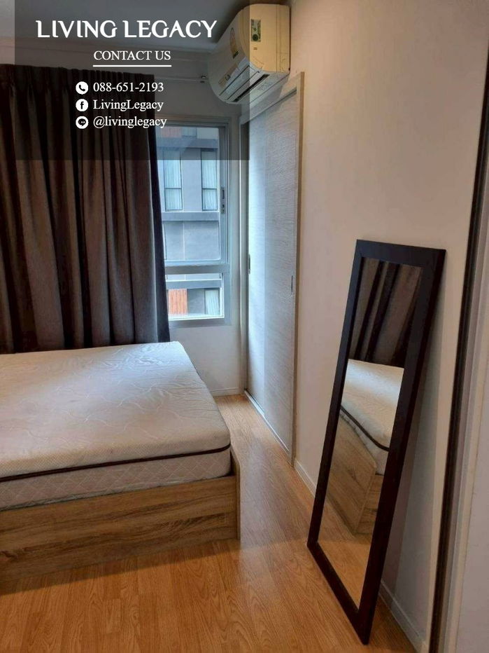 รูป SH6HMA ให้เช่าคอนโด Lumpini Place Srinakarin - Huamark Station 26 ตร.ม. ชั้น 5 ตึก A line id : @livinglegacy - รูปที่ 3/14