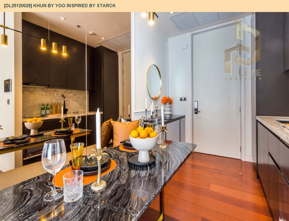 รูป DL25120029 ให้เช่าคอนโด คุณ บาย ยู อินสไปร์ บาย สตาร์ค (KHUN by YOO inspired by Starck) ใกล้ BTS ทองหล่อ พร้อมเข้าอยู่ โทรด่วน 0638692663 LineID @897iyzll - รูปที่ 12/12
