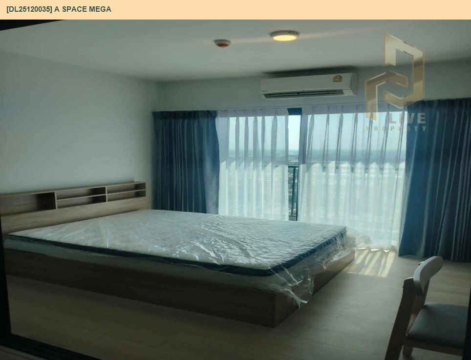 picture DL25120035 Condo for rent, A space mega near -, ready to move in, call urgently 0638692663 LineID @897iyzll - 2/11
