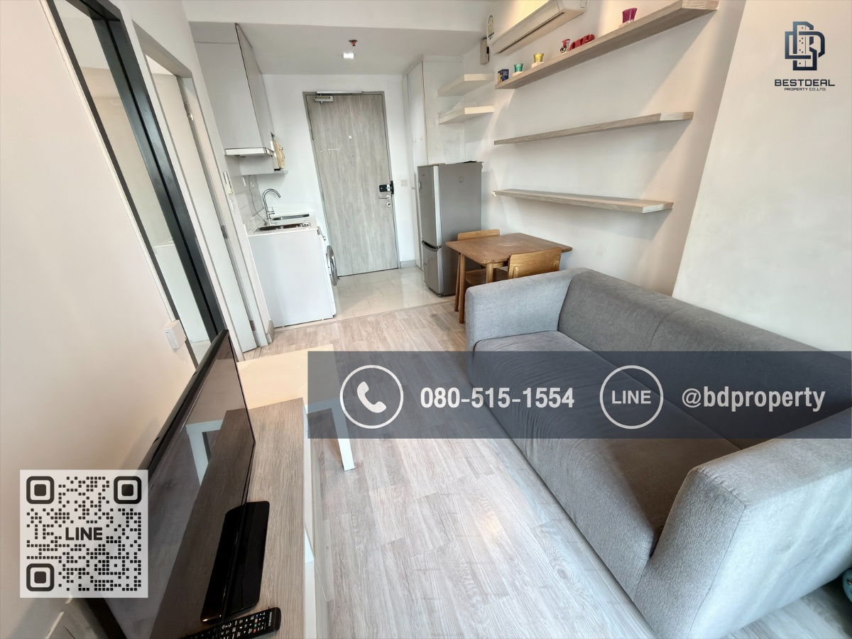 picture BESTDEAL FOR RENT 1 Bedroom 31 sqm. Special Price 15k/Month “IDEO MOBI RAMA 9” Near Phraram Kao 9 MRT Station 80 meters. - 2/14