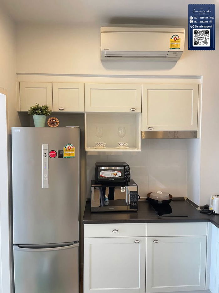 picture 💙For rent S1 Rama 9, complete with electrical appliances, MRT Rama 9💙 Call 062-2962295 Ni // Line id: @enrichagent - 6/7