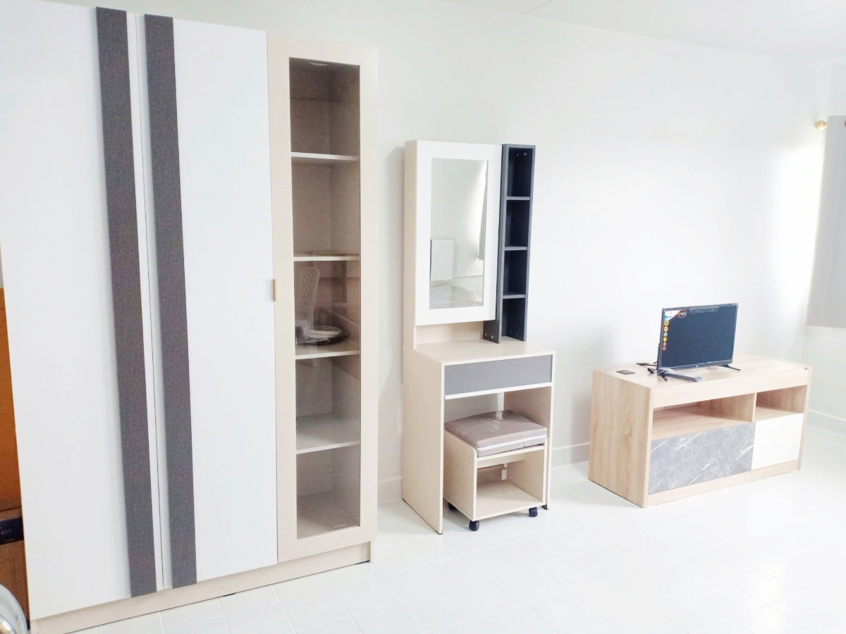 รูป ห้องแอร์ทำใหม่ เริ่ม 3500฿ พร้อมอยู่ เมืองทองธานี T4 ใกล้รร.เซนฟรัง - รูปที่ 5/8