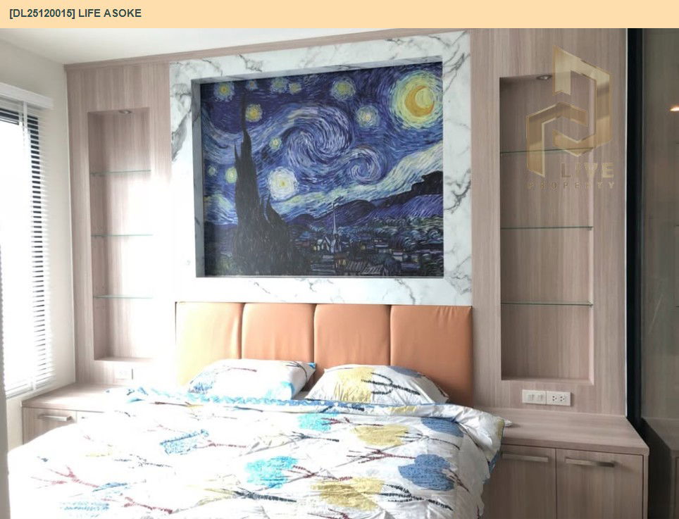 รูป DL25120015 ให้เช่าคอนโด ไลฟ์ อโศก (Life Asoke) ใกล้ MRT เพชรบุรี พร้อมเข้าอยู่ โทรด่วน 0614453194 LineID @162cjixi - รูปที่ 10/17