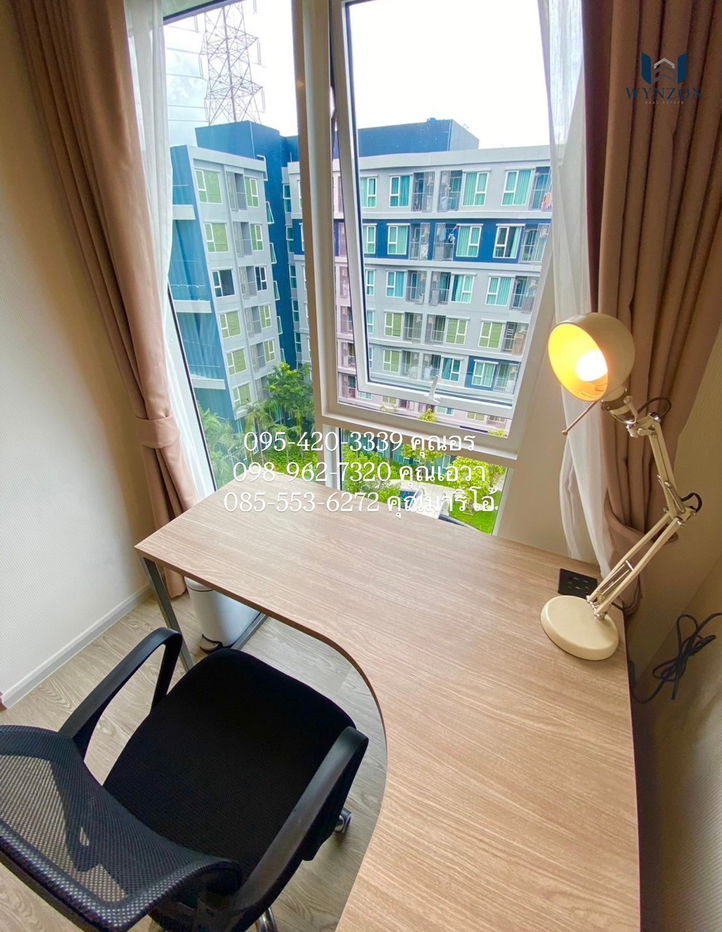 รูป Kave Town Island ข้างม.กรุงเทพ วิวสระ บิ้วอินสวย - รูปที่ 7/15