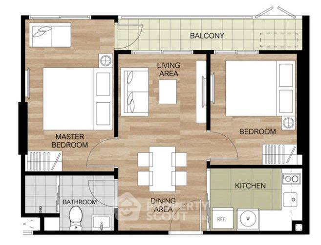 รูป คอนโด 2-ห้องนอน ที่ ลา กาซิตา หัวหิน ใกล้ เมืองหัวหิน (ID 1232637) - รูปที่ 5/13