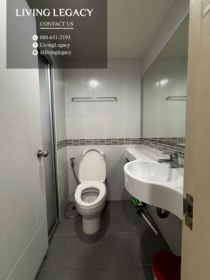 รูป SH6HMA ให้เช่าคอนโด Lumpini Place Srinakarin - Huamark Station 26 ตร.ม. ชั้น 5 ตึก A line id : @livinglegacy - รูปที่ 12/14