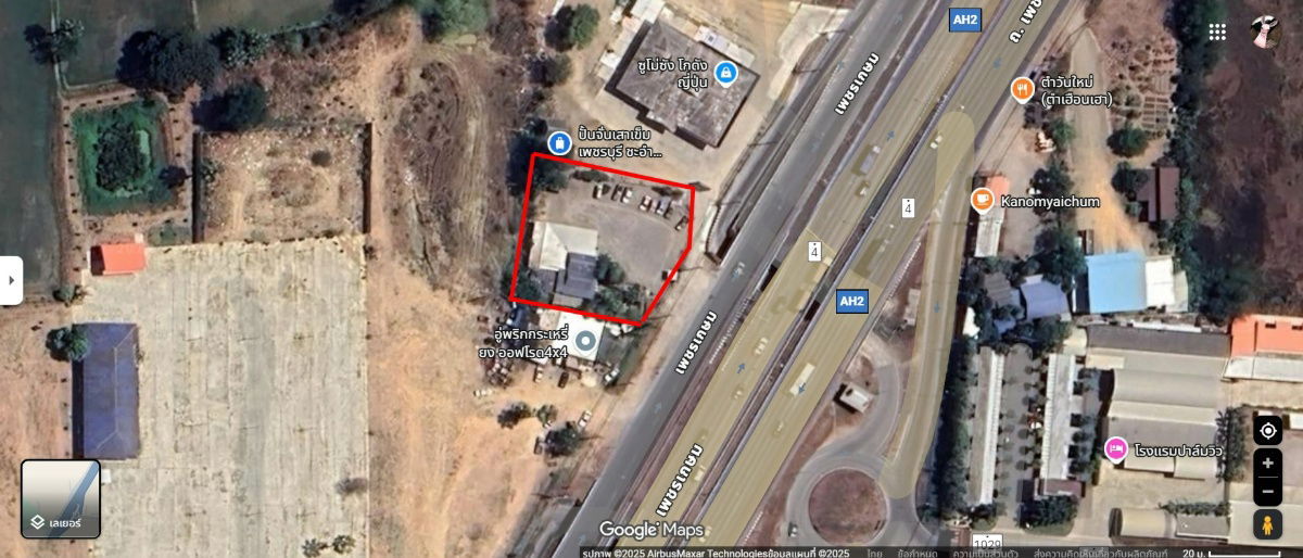 รูป 🔥 ขายด่วน ที่ดิน ติดถนนเพชรเกษม จ.เพชรบุรี ที่ดินติดไทวัสดุ ที่ดินแปลงสวย เนื้อที่ 1 ไร่ 36 ตรว. - รูปที่ 2/7