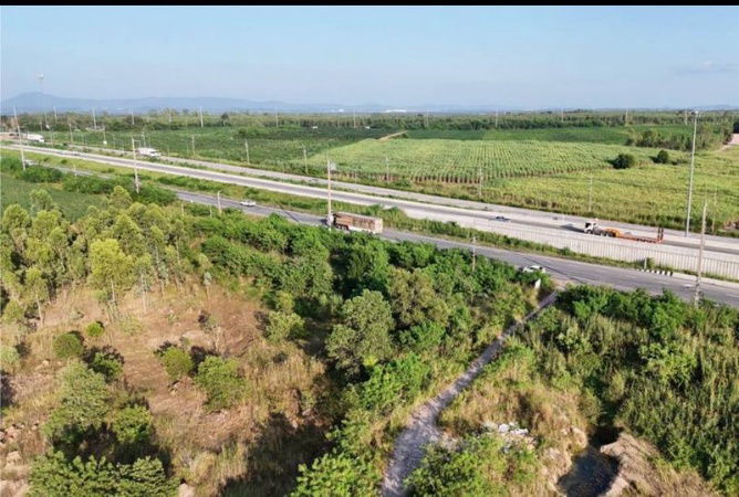 รูป ขายที่ดินบ้านบึง คลองกิ่ว แปลงสวย ติดถนน331 ใกล้นิคมอุตสาหกรรมWha2 - รูปที่ 4/10